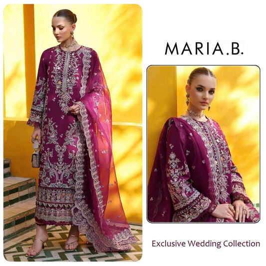 Maria B Pakistani Designer Hit Wedding & Party Wear Dress