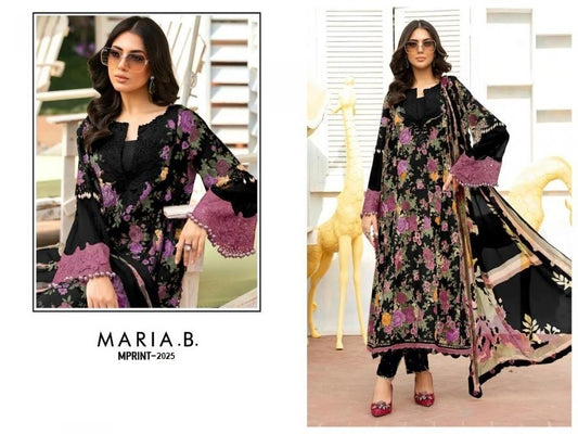 Maria B Mprint Pakistani Designer Stylish Hit Embroidered Lawn Suit