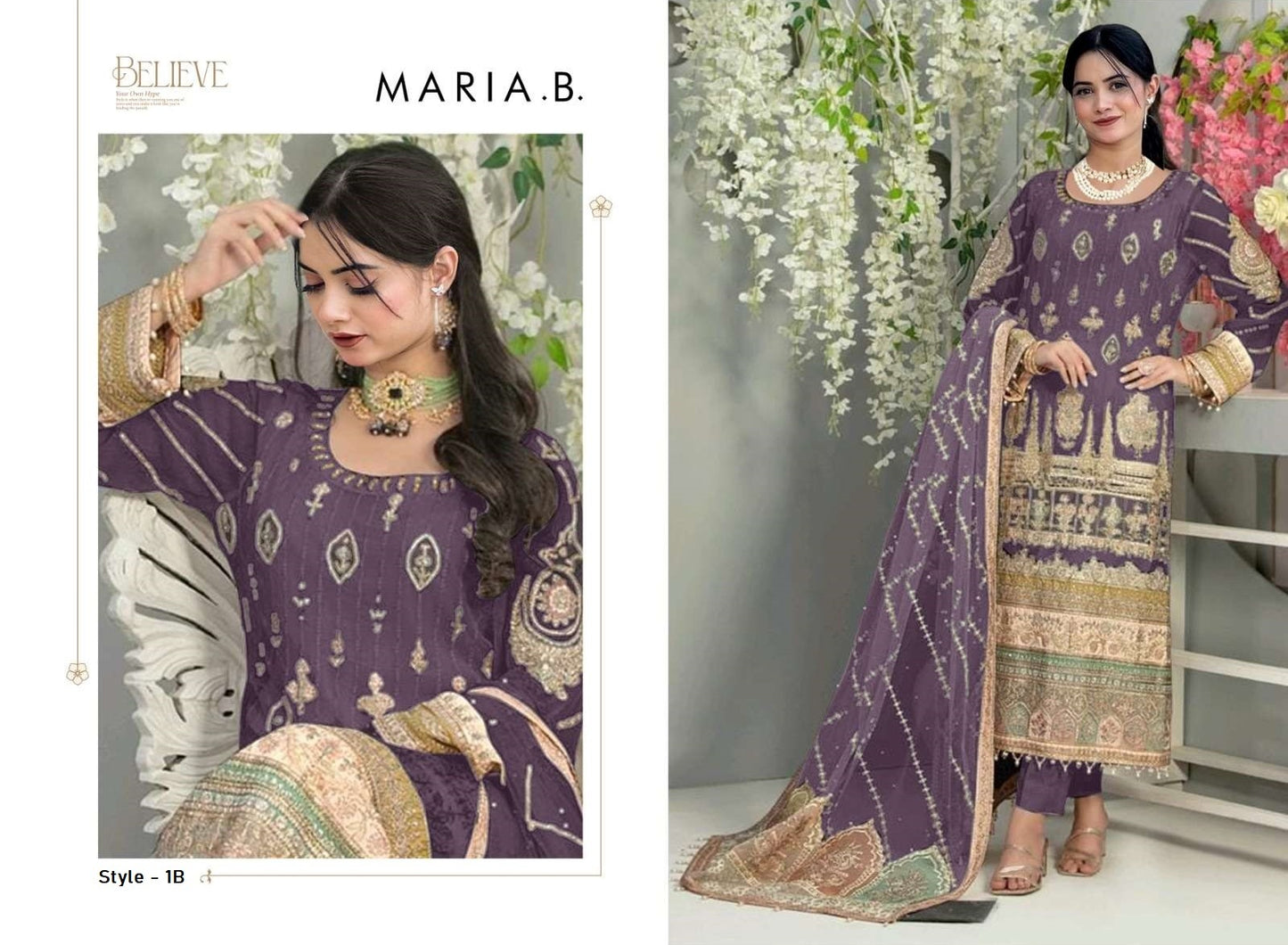 Maria.B. Pakistani Designer Hit Wedding Party Dress