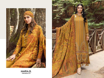 Maria B Pakistani Designer Hit Pure Rayon Embroidered Suit