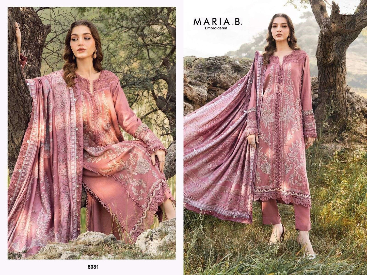 Maria B Pakistani Designer Hit Embroidered Lawn Suit