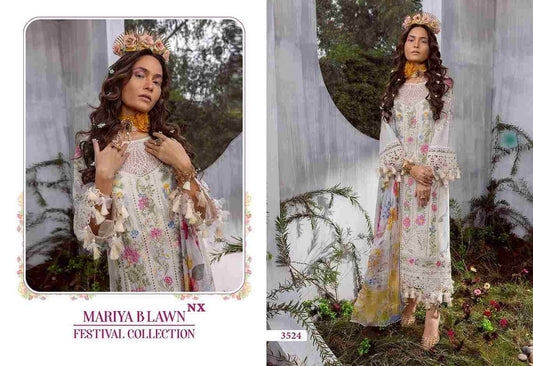 Mariya B Pakistani Designer Hit Luxury Embroidered Lawn Suit