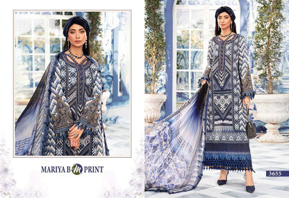 Mariya B Mprint Pakistani Designer Hit Embroidered Lawn Suit