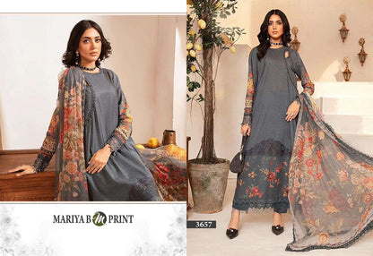 Mariya B Mprint Pakistani Designer Hit Embroidered Lawn Suit