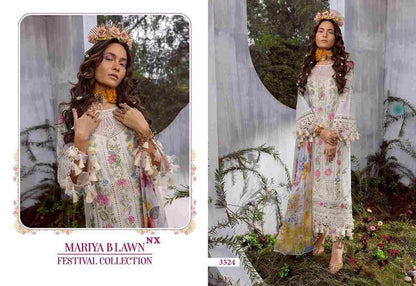 Mariya B  Pakistani Designer Luxury Embroidered Lawn Suit