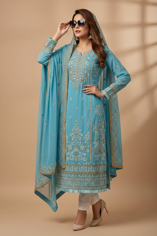 Maryam Pakistani Designer Exclusive Wedding Party Wear Dress