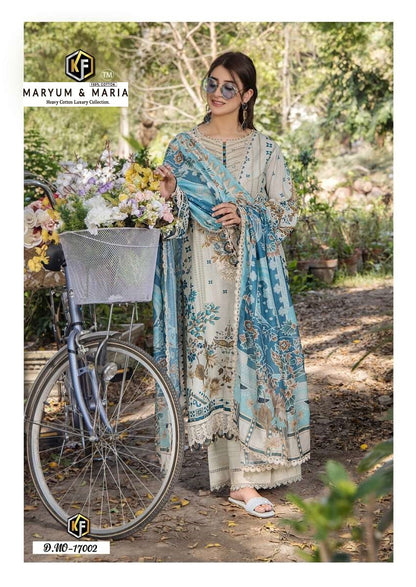 Maryum & Maria Pakistani Designer Pure Lawn Printed Suit