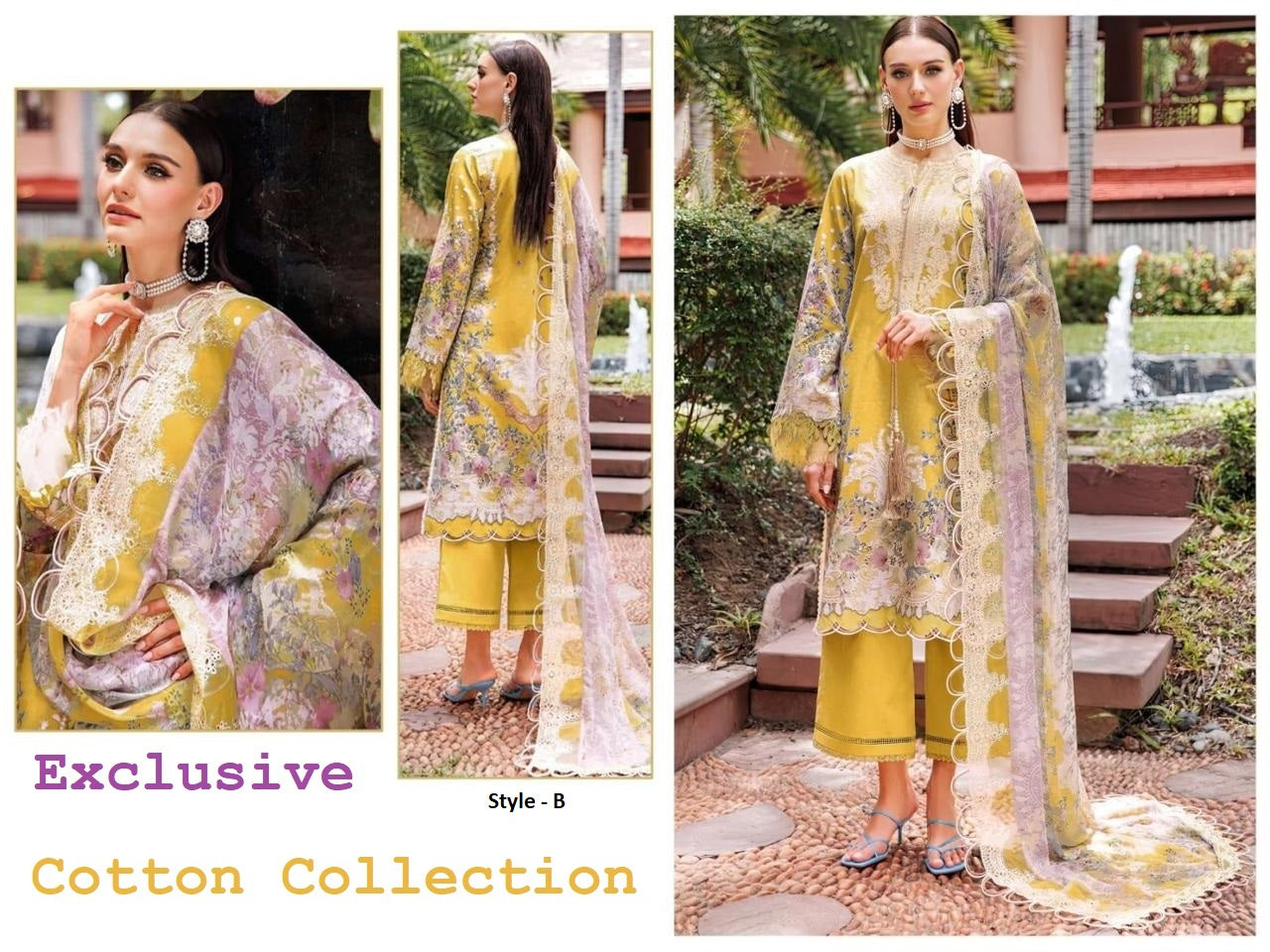 Mprints Pakistani Designer Stylish Hit Embroidered Lawn Suit