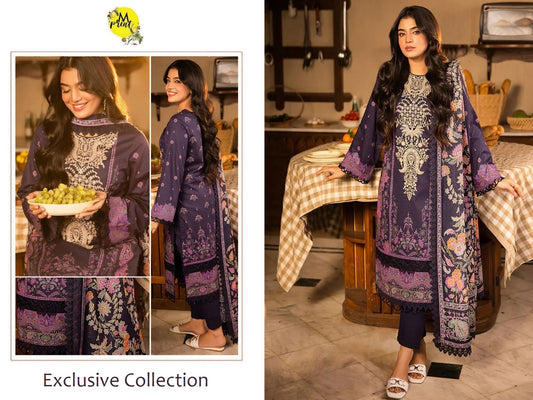 Mprint Pakistani Designer Hit Embroidered Lawn Suit