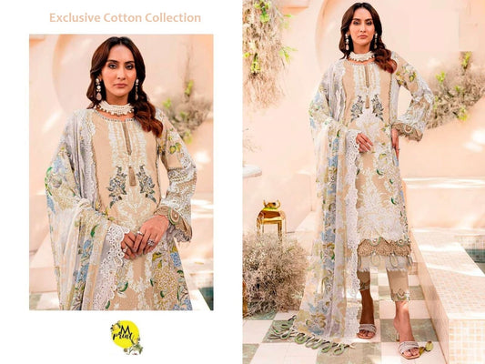 Mprint Pakistani Designer Stylish Hit Embroidered Lawn Suit