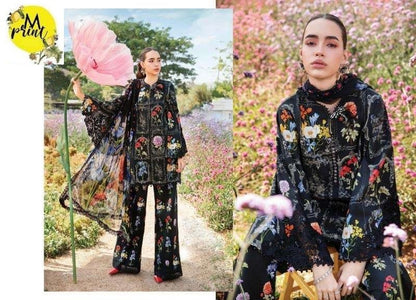 Mprint Pakistani Designer Stylish Embroidered Lawn Suit