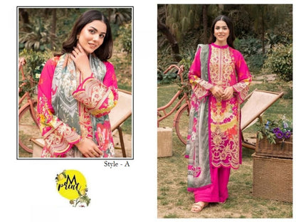 Mprints Pakistani Designer Stylish Embroidered Lawn Suit