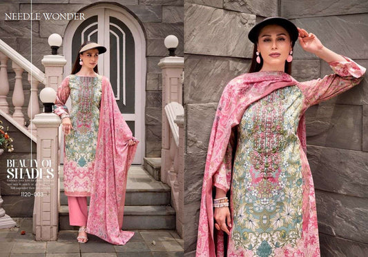 Needle Wonder Pakistani Designer Classic Embroidered Suit