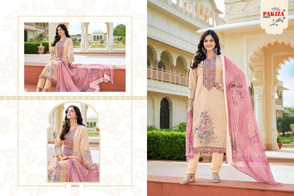 Pakiza Pakistani Designer Hit Royal Crepe Embroidered Suit