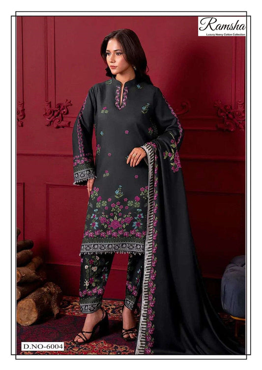 Ramsha Pakistani Designer Pure Lawn Cotton Printed Suit - AliShaif