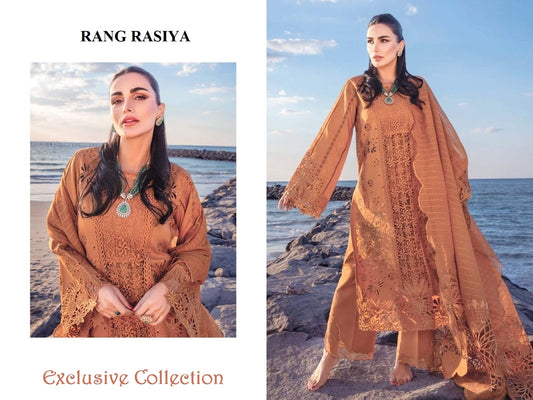 Rang Rasiya Pakistani Designer Luxury Hit Pure Cotton Lawn Suit
