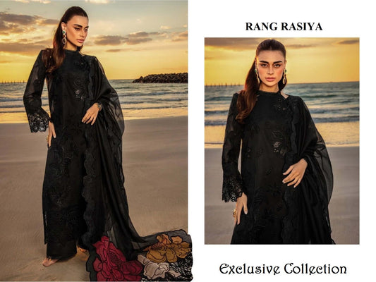 Rang Rasiya Pakistani Designer Luxury Hit Pure Cotton Lawn Suit