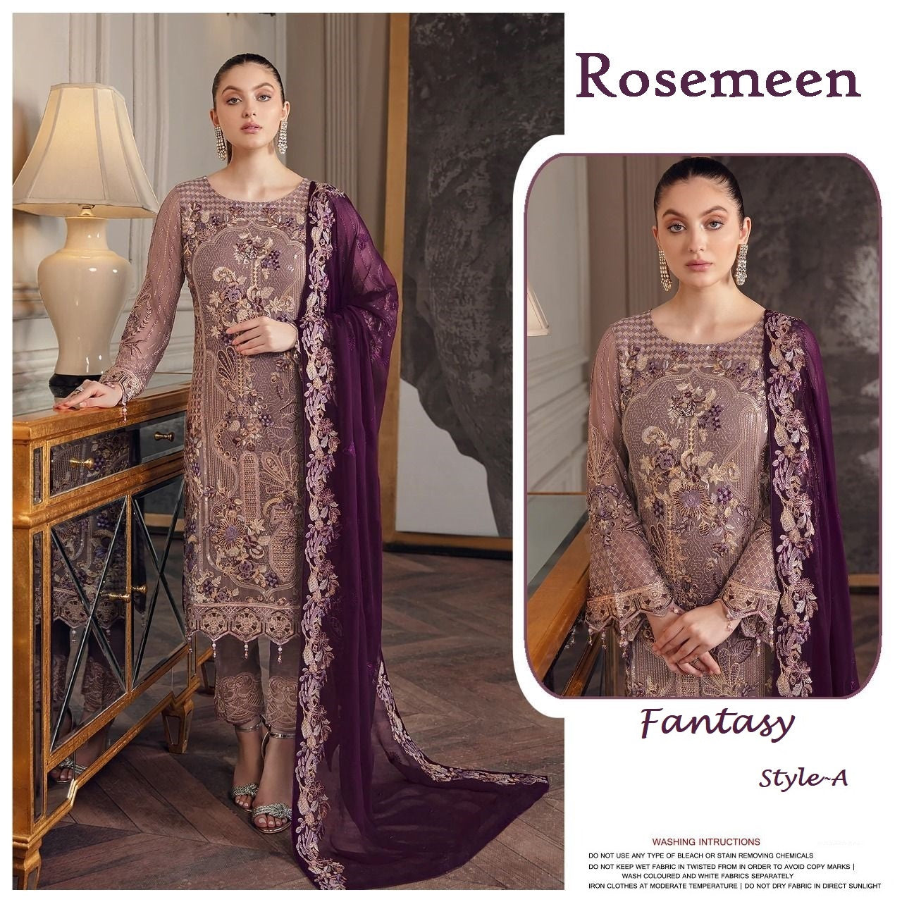 Rosemeen Pakistani Designer Amazing Wedding Party Wear Suit