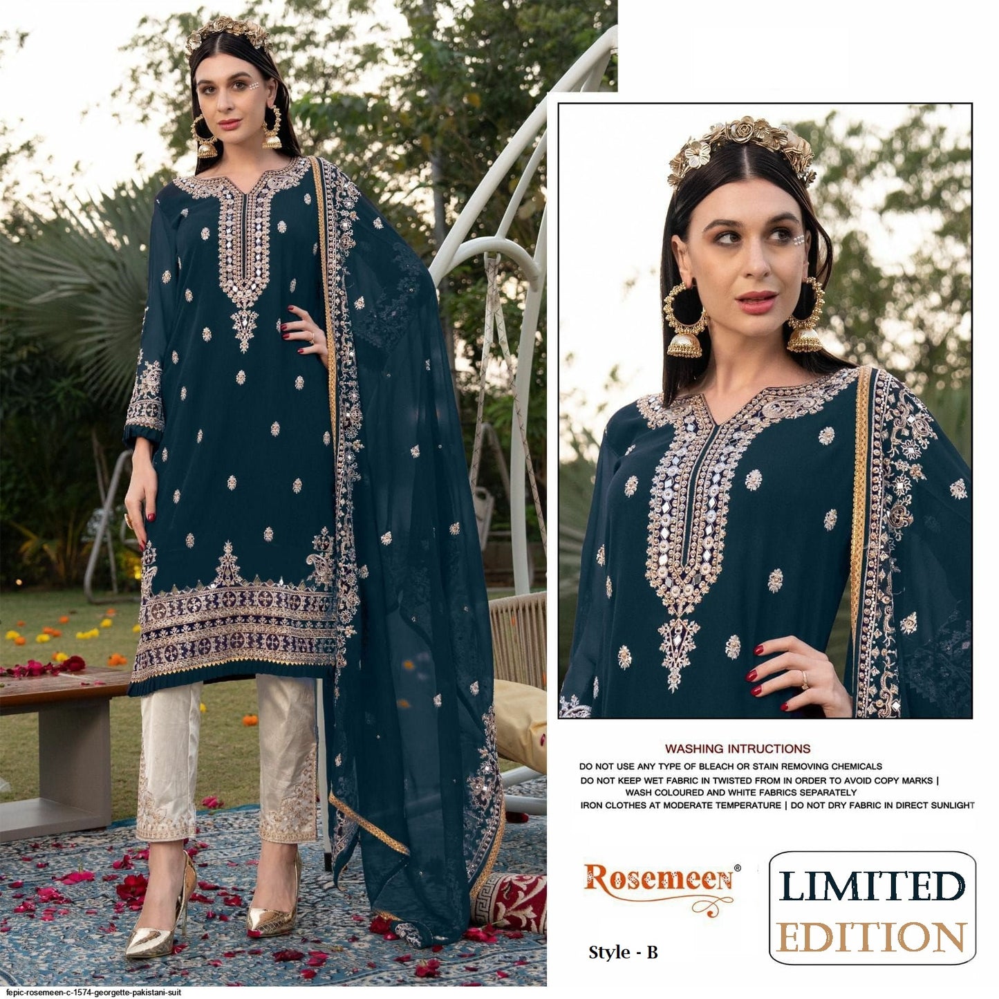 Rosemeen Pakistani Designer Classic Hit Wedding & Party Wear Suit