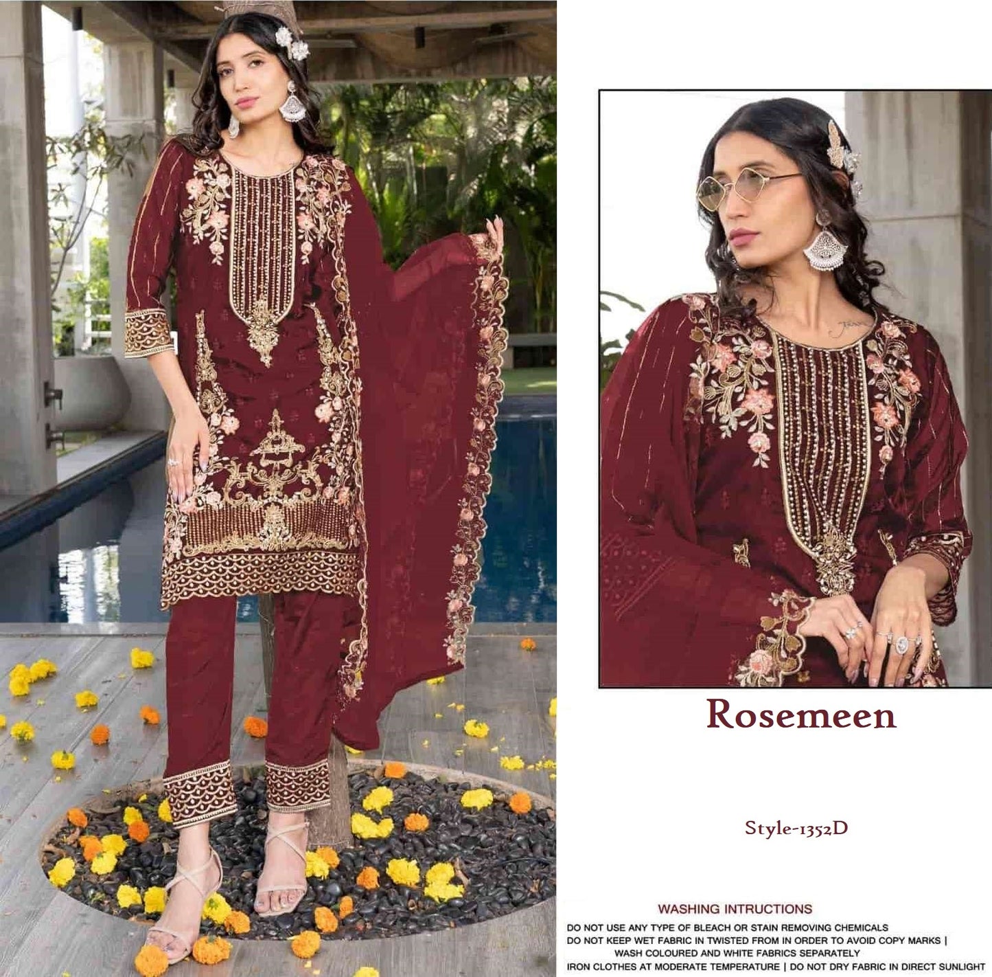 Rosemeen Pakistani Designer Exclusive Wedding & Party Wear Suit