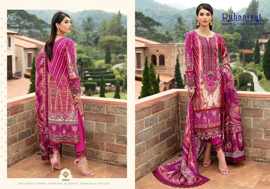 Ruhaniyat Pakistani Designer Pure Cotton Printed Shalwar Suit
