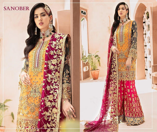 Sanober Pakistani Designer Wedding Collection Super Hit Dress