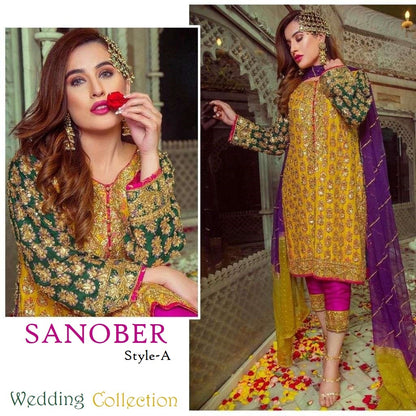 Sanober Pakistani Designer Hit Catchy Party Wear Suit