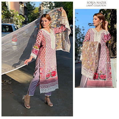 Sobia Nazir Pakistani Designer Hit Party Wear Lawn Suit