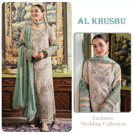 Al Khusbu Pakistani Designer Hit Wedding & Party Wear Dress
