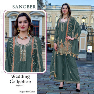 SEMI-STITCHED FREE SIZE / C