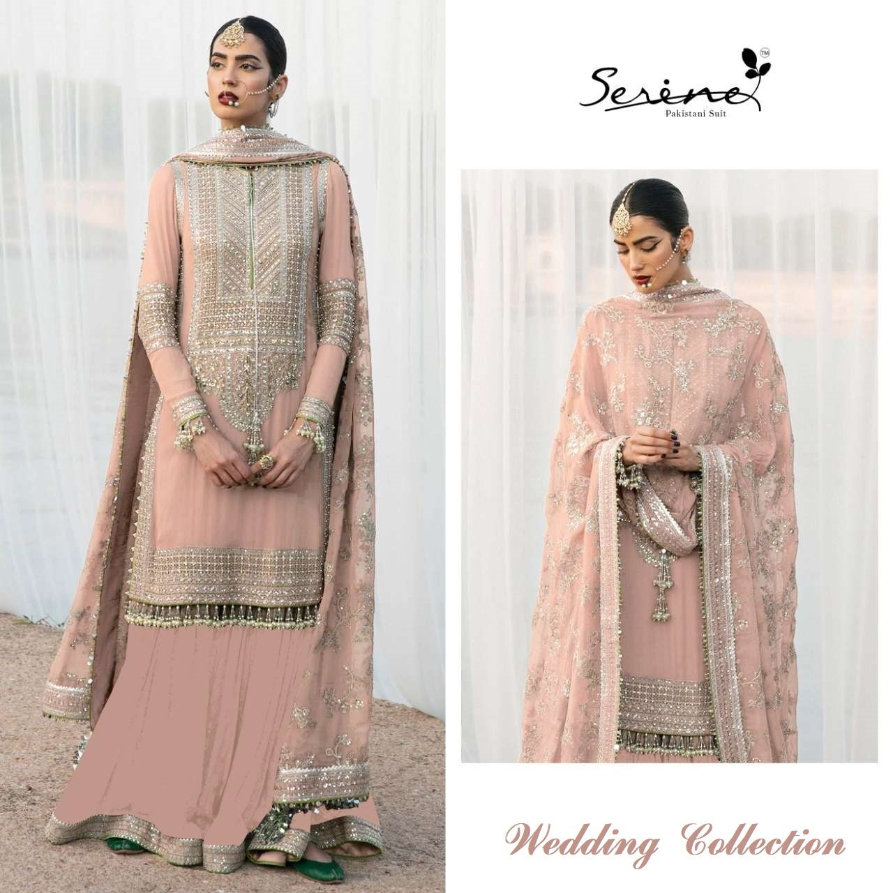 Serene Pakistani Designer Luxury Super Hit Wedding & Party Wear Suit