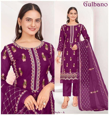 Gulbano Pakistani Designer Hit Embroidered Wedding Party Wear Dress