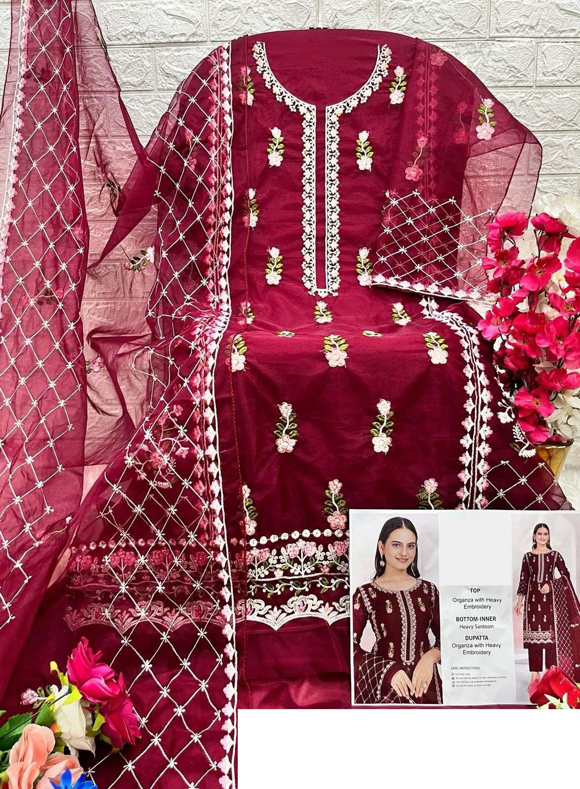 Gulbano Pakistani Designer Hit Embroidered Wedding Party Wear Dress