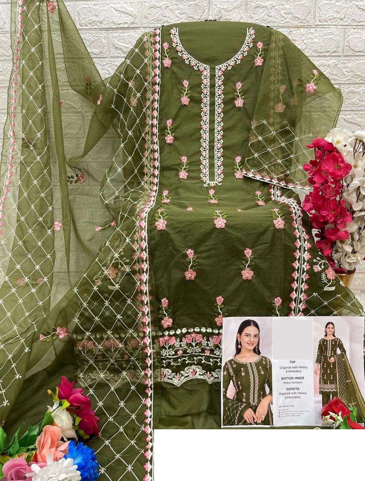 Gulbano Pakistani Designer Hit Embroidered Wedding Party Wear Dress