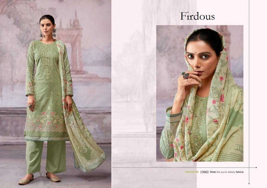 Firdous Pakistani Designer Hit Beautiful Elegant Embroidered Lawn Suit
