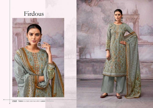 Firdous Pakistani Designer Hit Beautiful Elegant Embroidered Lawn Suit