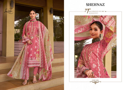 Shehnaz Pakistani Designer Pure Cotton Embroidered Suit