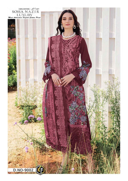 Soha Nazir Pakistani Designer Luxury Printed Lawn Suit