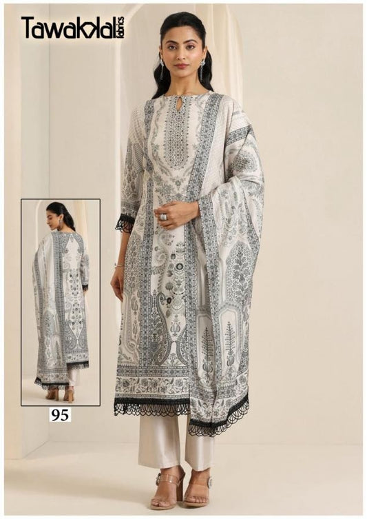 Tawakkal Pakistani Designer Pure Cotton Printed Shalwar Suit