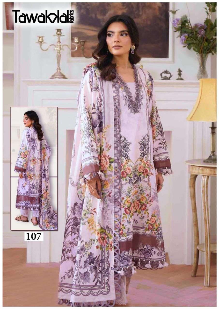 Tawakkal Pakistani Designer Pure Cotton Printed Shalwar Suit