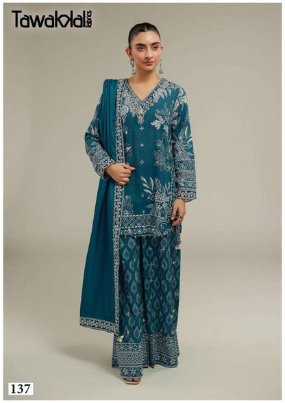 Tawakkal Pakistani Designer Pure Cotton Printed Shalwar Suit