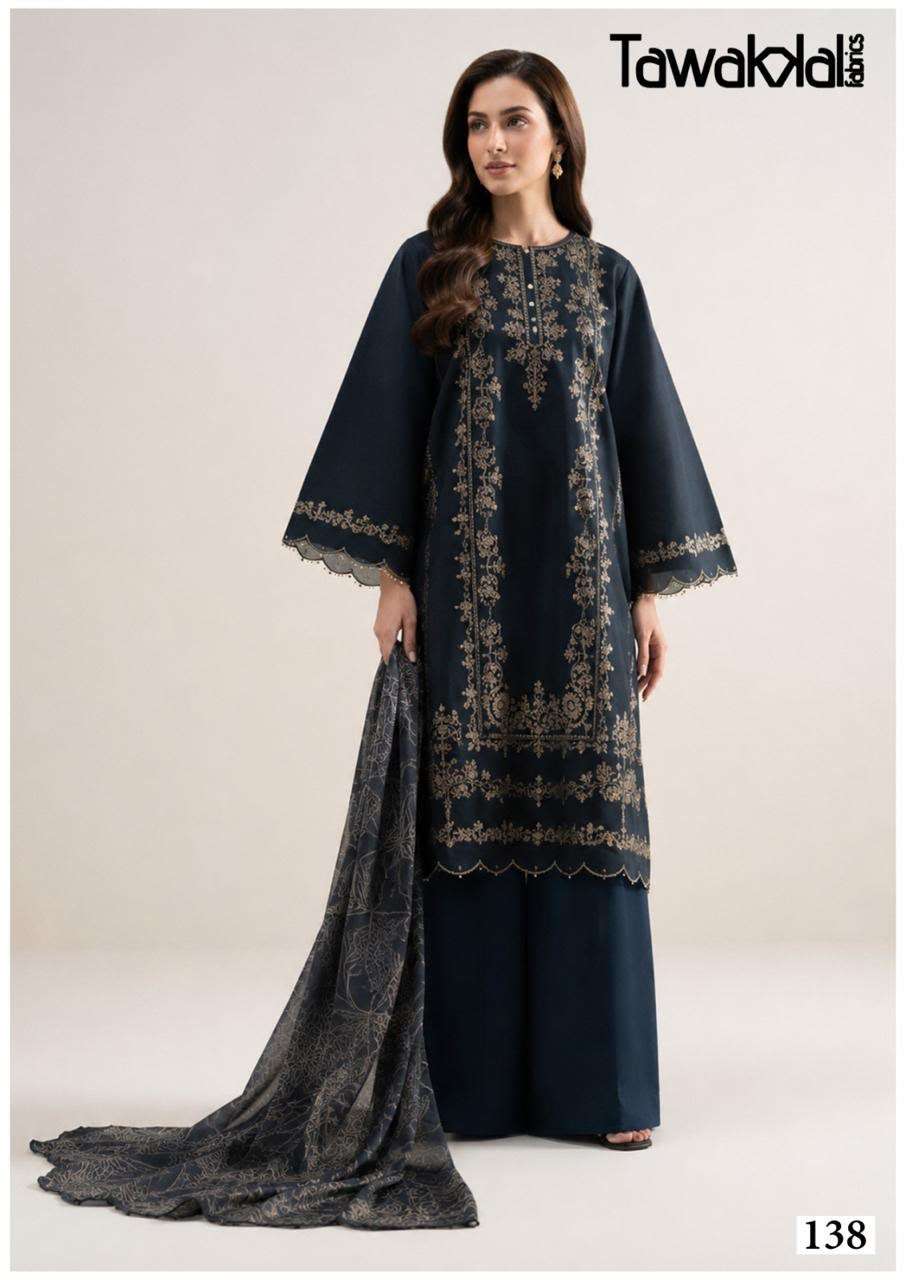 Tawakkal Pakistani Designer Pure Cotton Printed Shalwar Suit