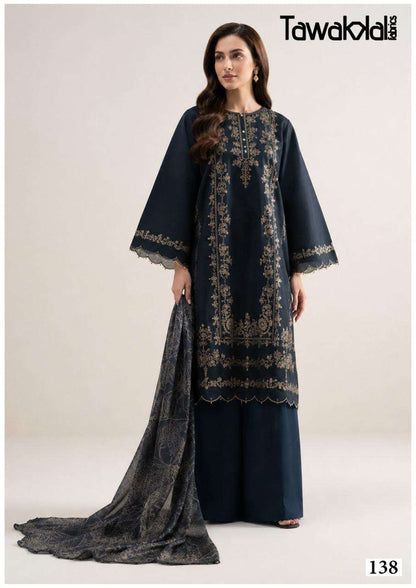 Tawakkal Pakistani Designer Pure Cotton Printed Shalwar Suit