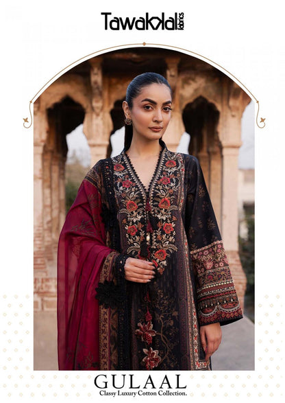 Tawakkal Pakistani Designer Pure Cotton Printed Shalwar Suit