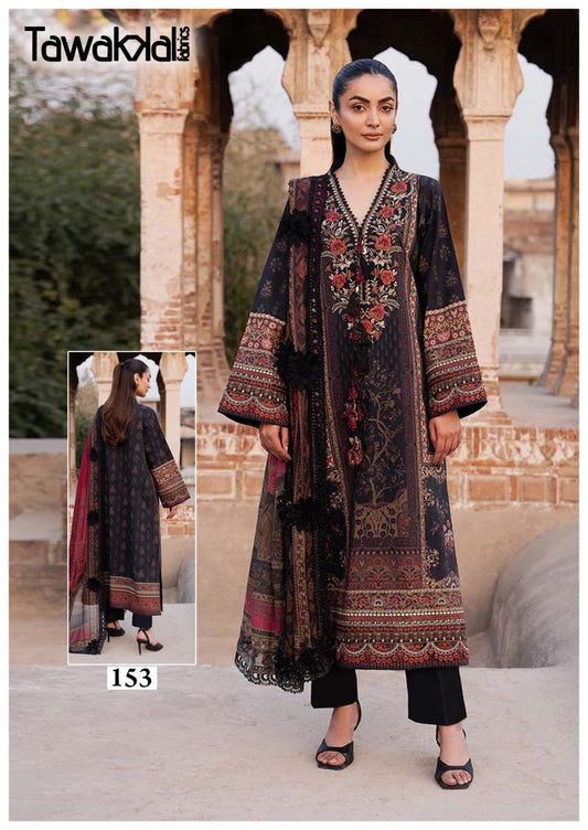 Tawakkal Pakistani Designer Pure Cotton Printed Shalwar Suit