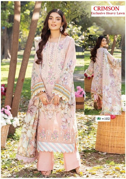 Crimson Pakistani Designer Hit Digital Print Lawn Suit