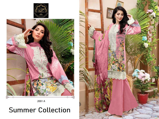Firdous Exclusive Pakistani Designer Cotton Embroidered Lawn Suit