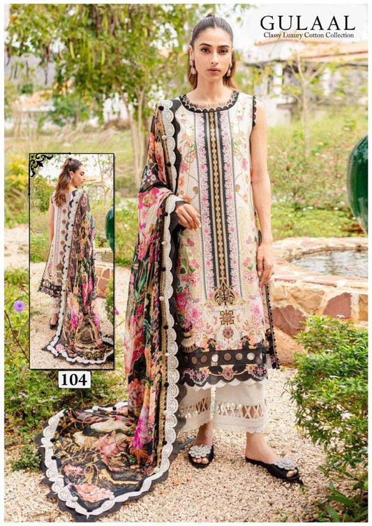 Gulaal Pakistani Designer Pure Cotton Printed Suit