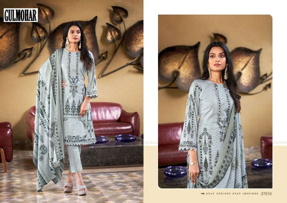 Gulmohar Pakistani Designer Pure Lawn Printed Shalwar Suit