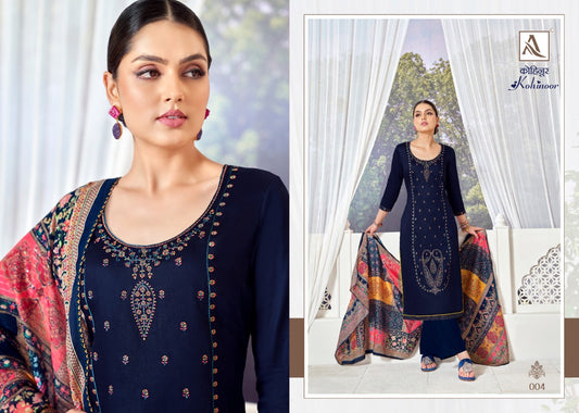 Kohinoor Pakistani Designer Classic Hit Pure Cotton Embroidered Suit